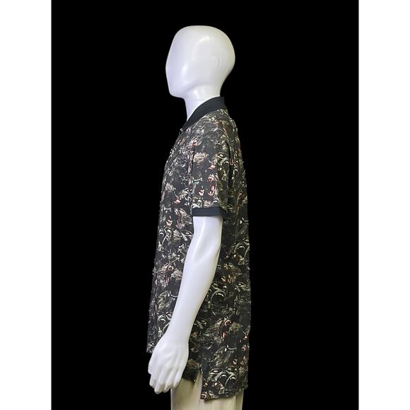 Givenchy Paris Screaming Monkey Brothers All Over Men's Polo Shirt Size Medium - Picture 4 of 9